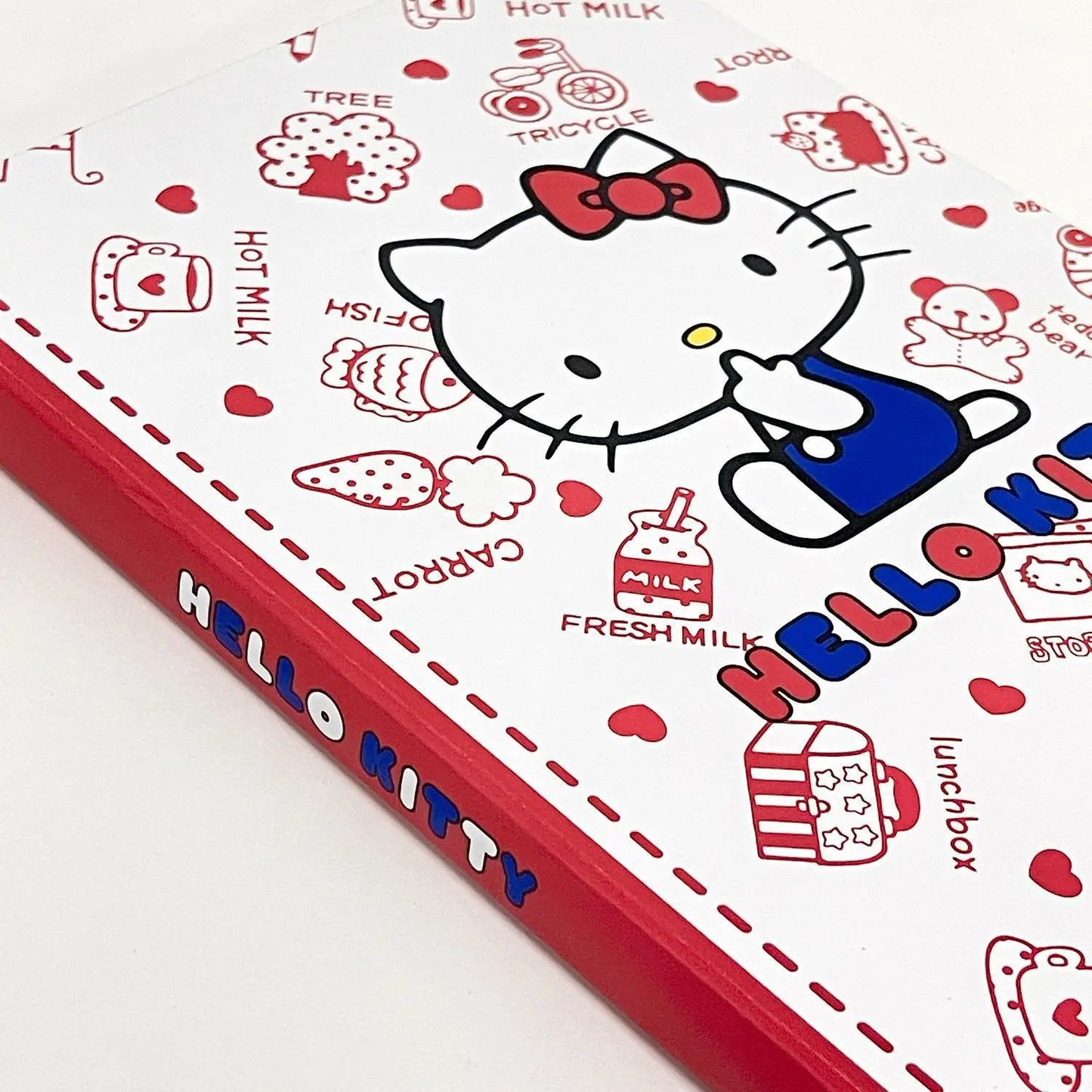 Hello Kitty-themed product with character and text on a white background