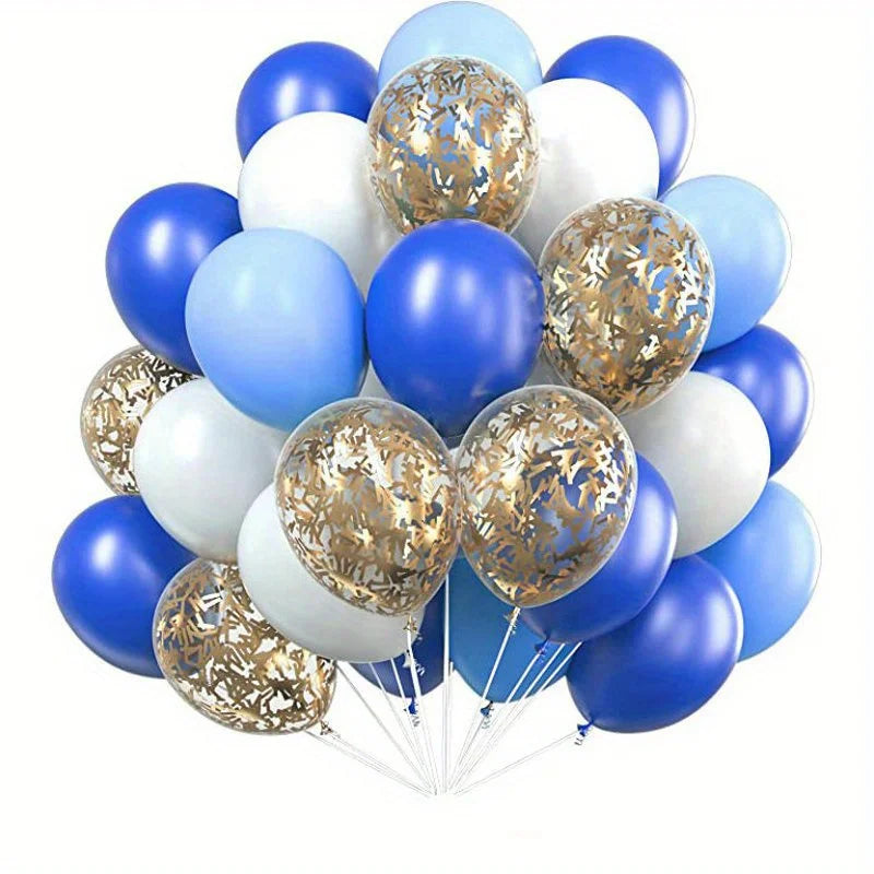 30 ballons en latex avec confettis
