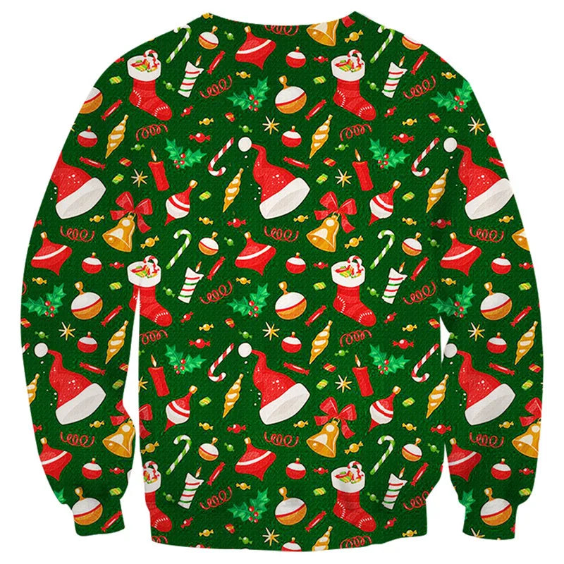Pull lutin de Noël Père Noël