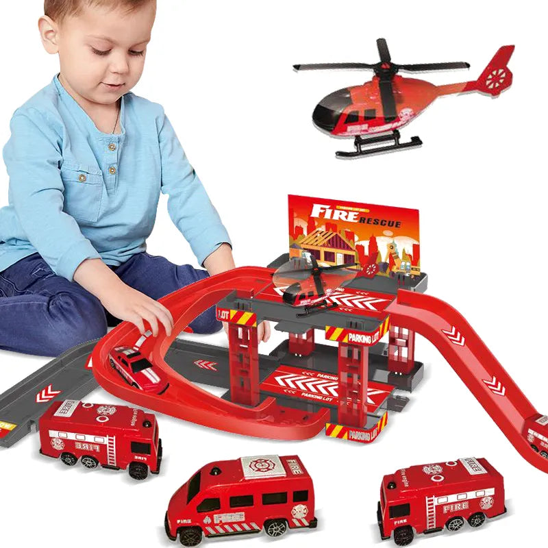 Aire de jeux pour parking à étages