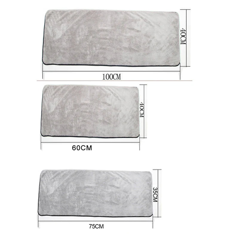 Serviette de lavage de voiture en microfibre à séchage rapide