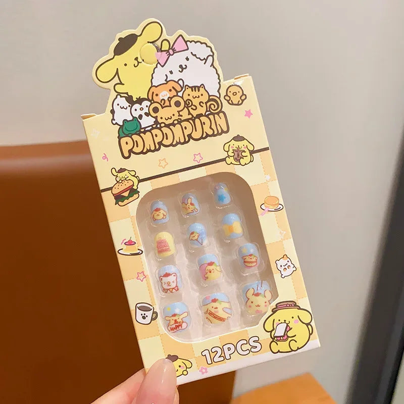 Packaged Pom Pom Purin with 12pcs on a neutral background