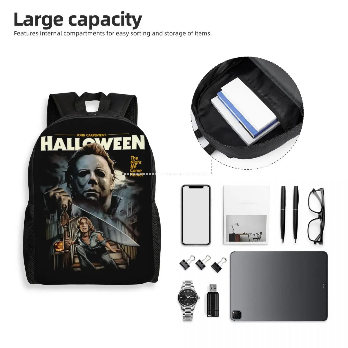 Sac à dos Michael Myers personnalisé