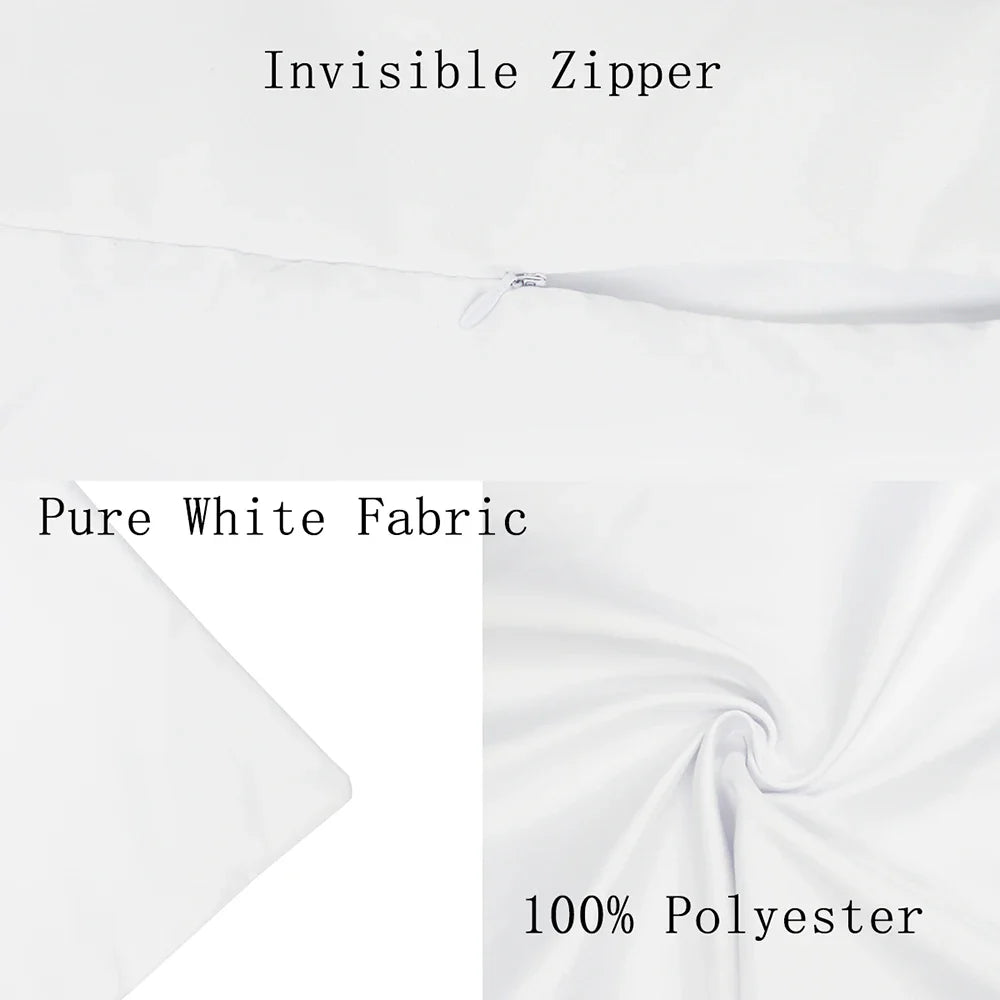 Housse de coussin personnalisée à imprimé arc-en-ciel
