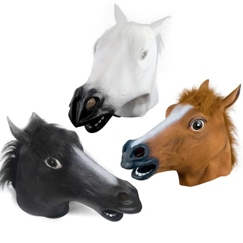 Masque de tête de cheval effrayant