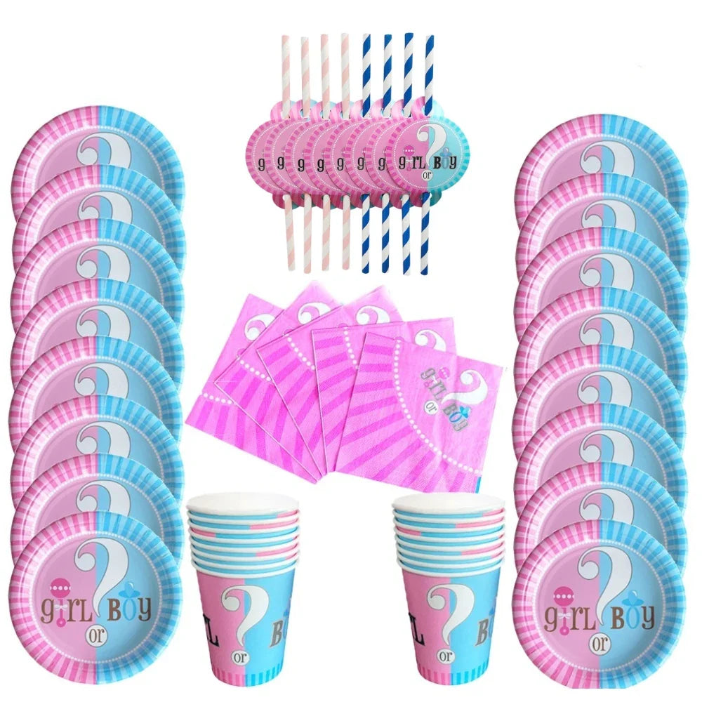 Boy or Girl Gender Reveal Party Set