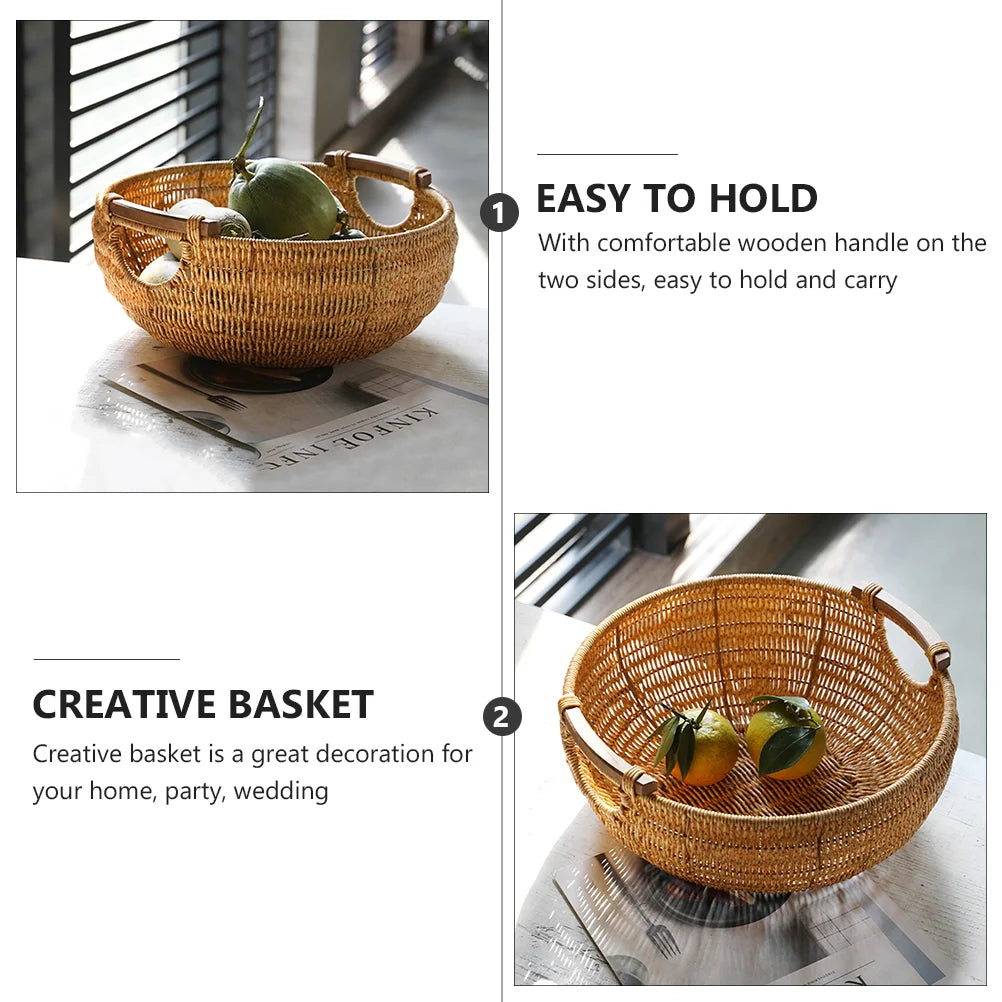 Premium Plastic Fruit Basket Set