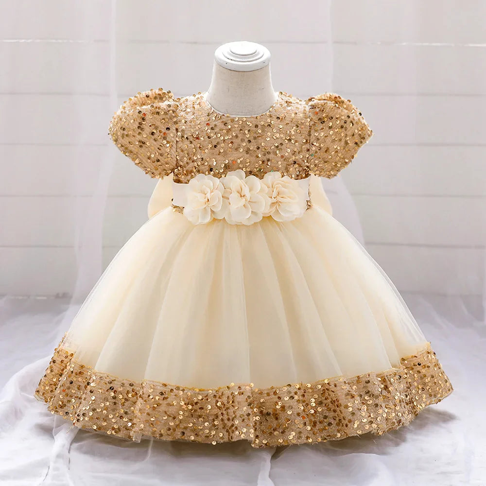 Robe de princesse pour fête d'anniversaire pour petites filles