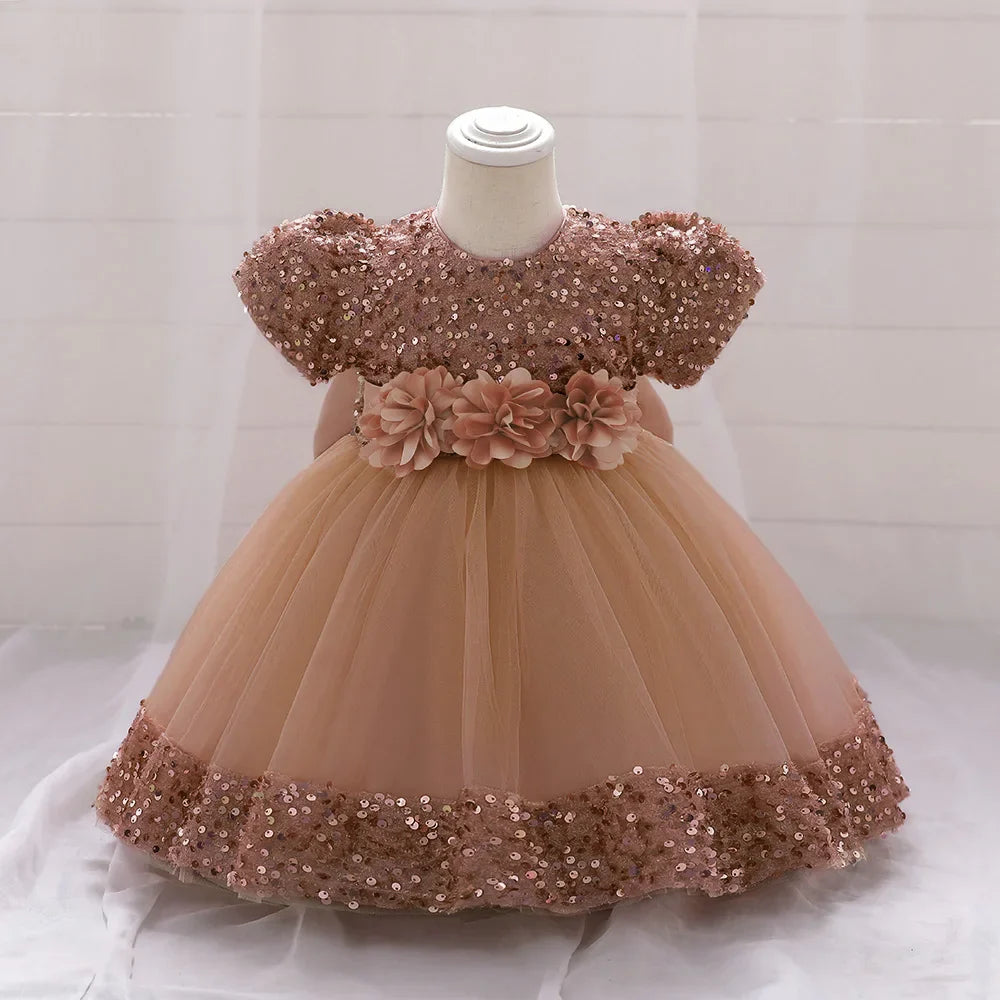 Robe de princesse pour fête d'anniversaire pour petites filles