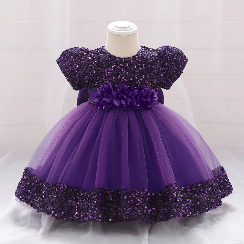 Robe de princesse pour fête d'anniversaire pour petites filles