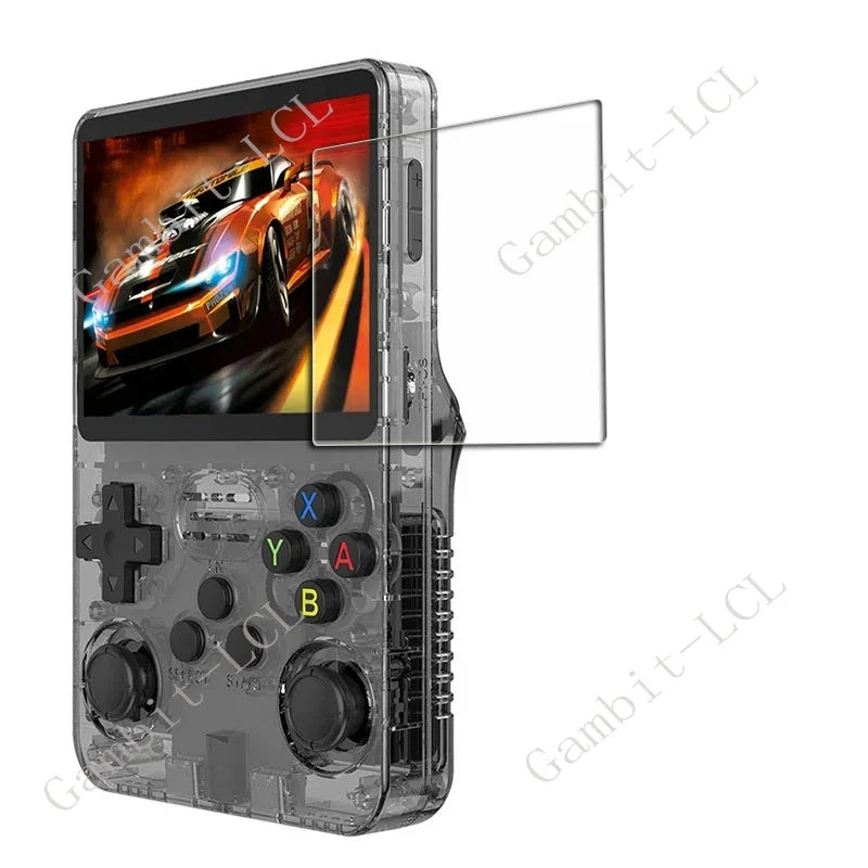 Lot de 2 à 5 protecteurs d'écran en verre trempé HD 9H pour console de jeux R36S 3,5 pouces