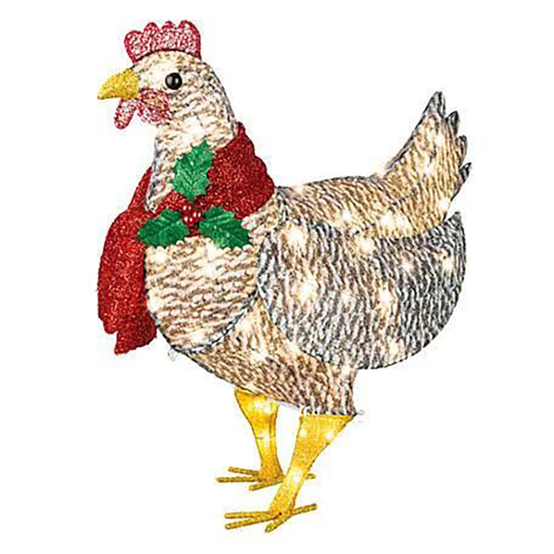 Décoration d'écharpe de poulet de vacances