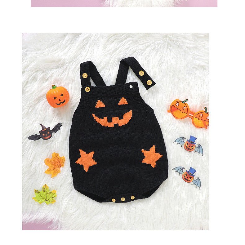 Adorable Halloween Pumpkin Baby Romper - Cake Pops Parties