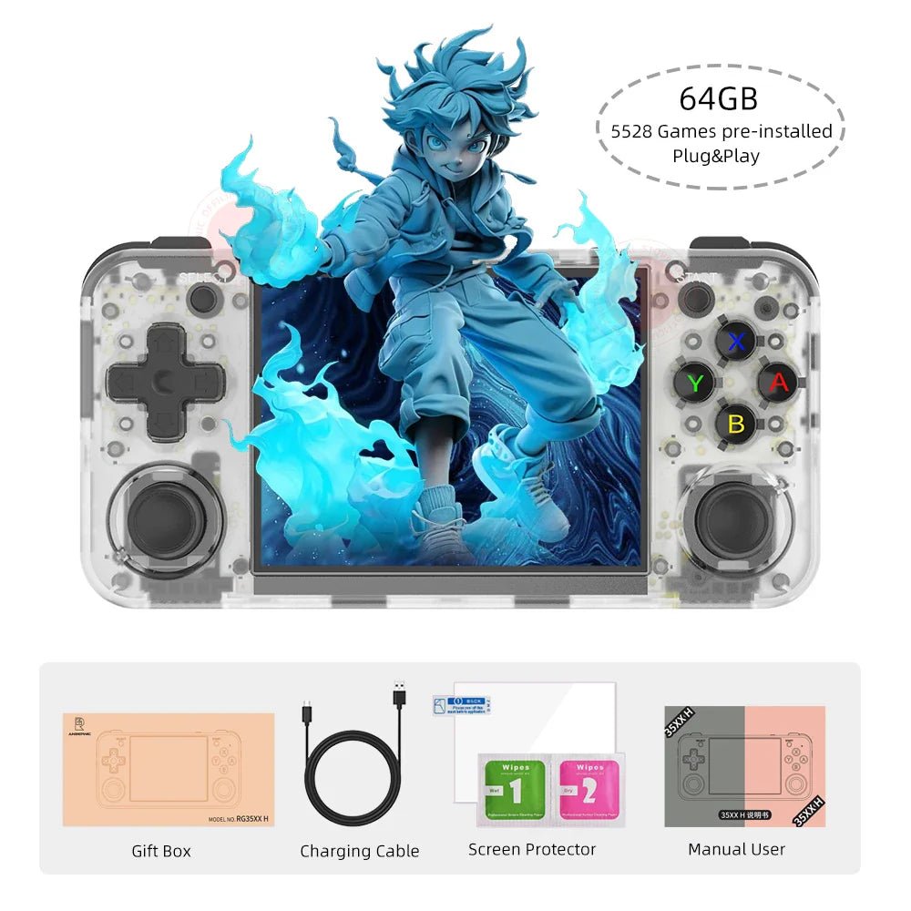 ANBERNIC RG35XX H IPS Hand - held Game Console - Cake Pops Parties
