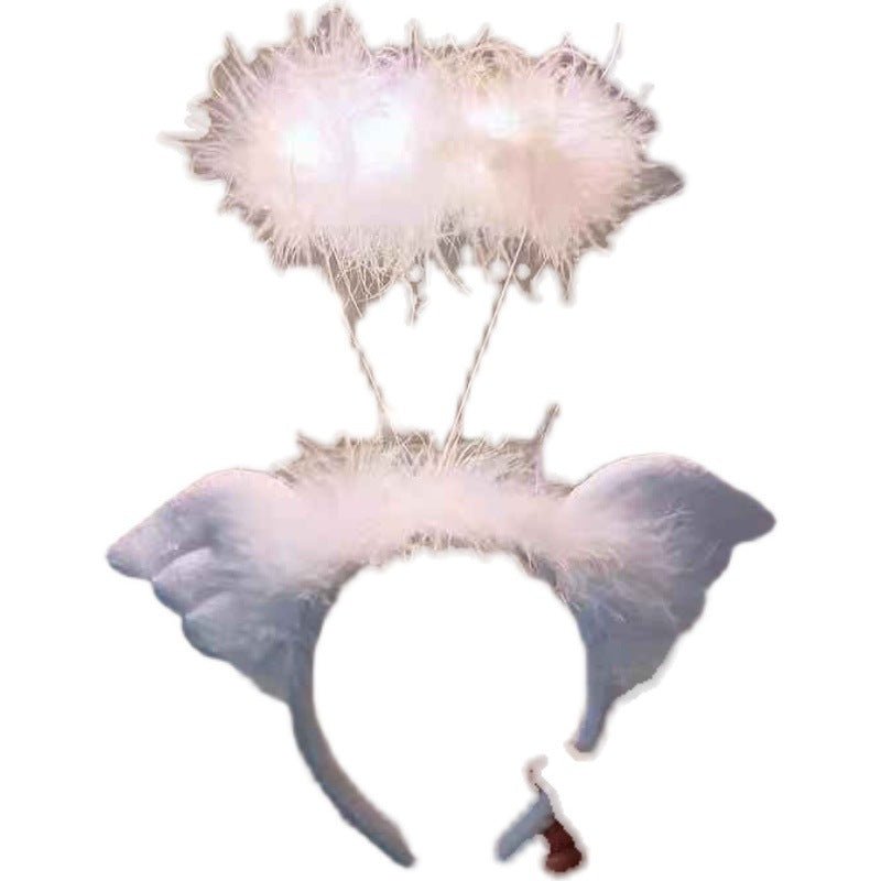 Angel Christmas Headband with Lights - Cake Pops Parties