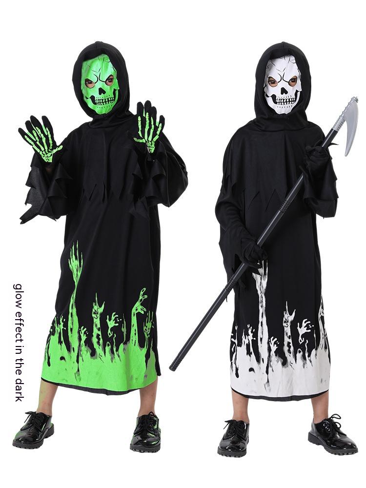 Costume lumineux de la mort pour Halloween