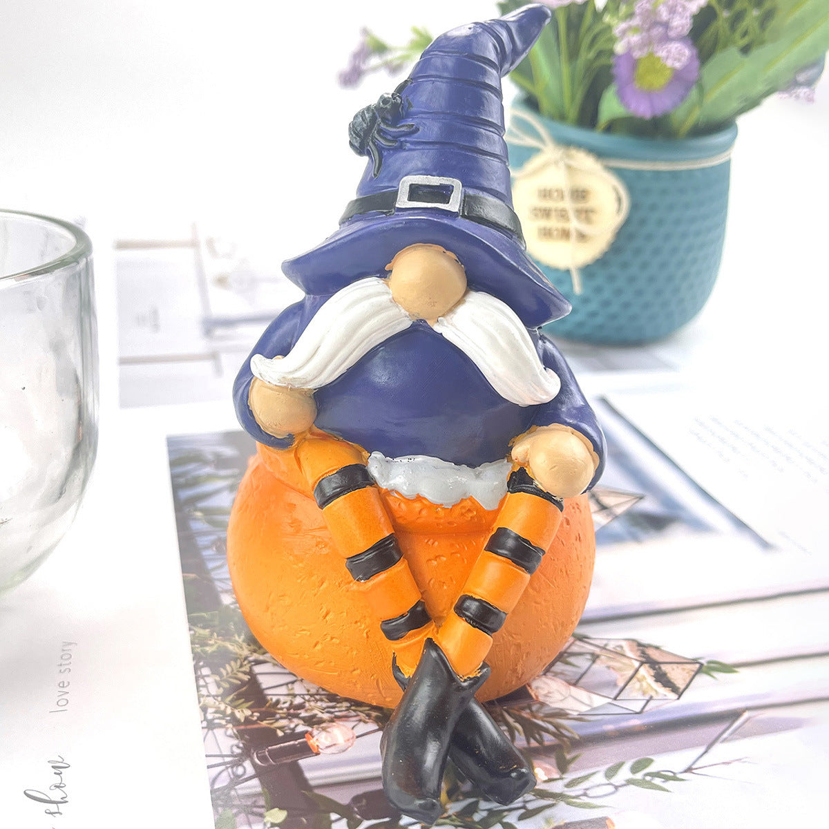 Ensemble de décorations effrayantes en résine pour Halloween