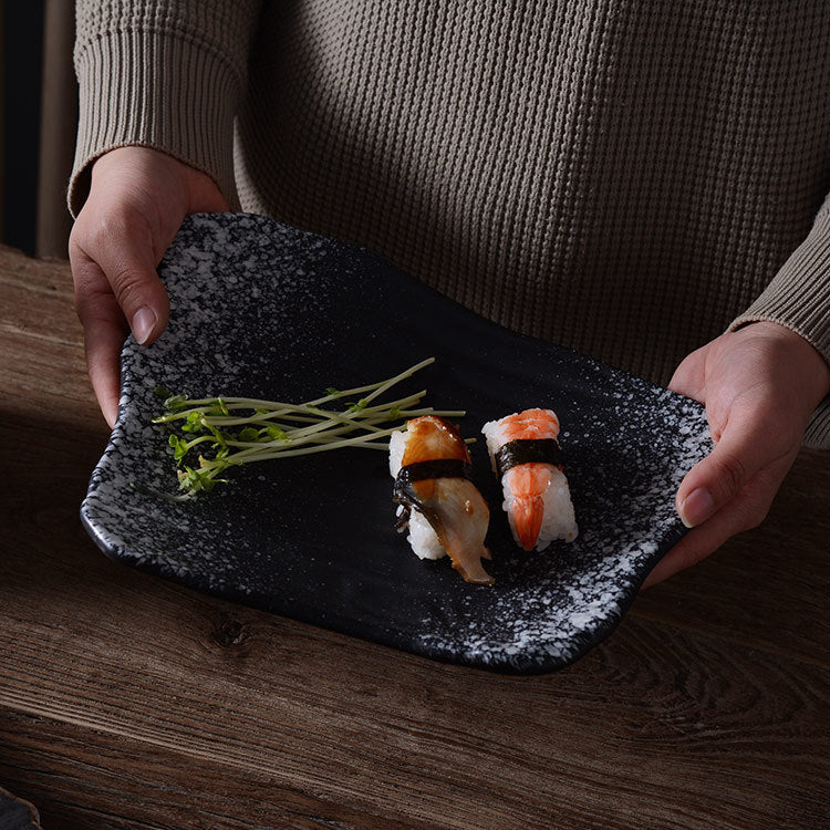 Ensemble d'assiettes en céramique de spécialité japonaise