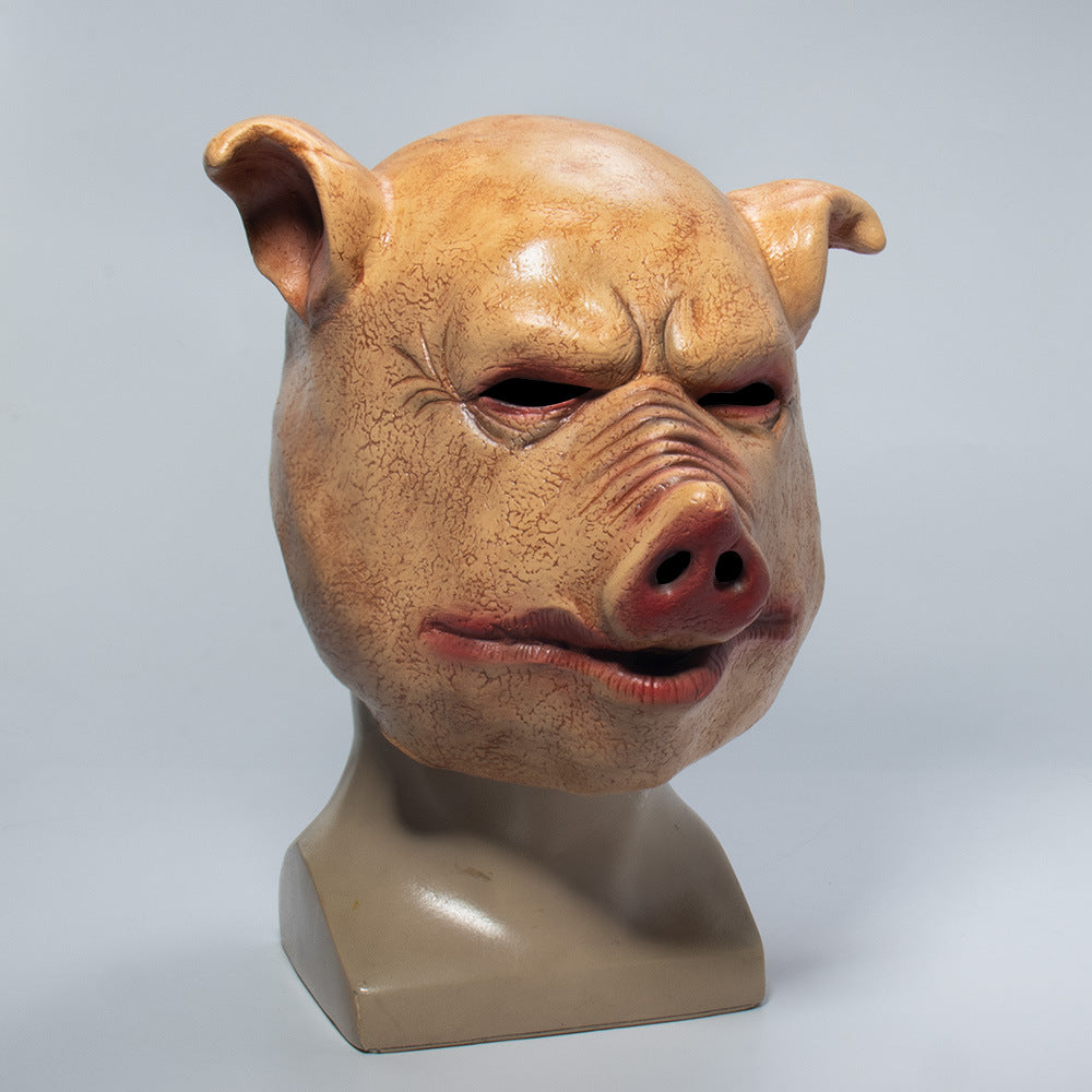 Masque de tête de cochon d'horreur
