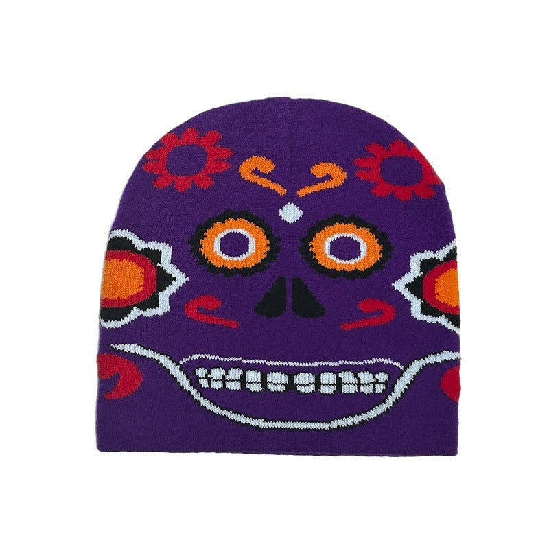 Bonnet tricoté amusant pour Halloween