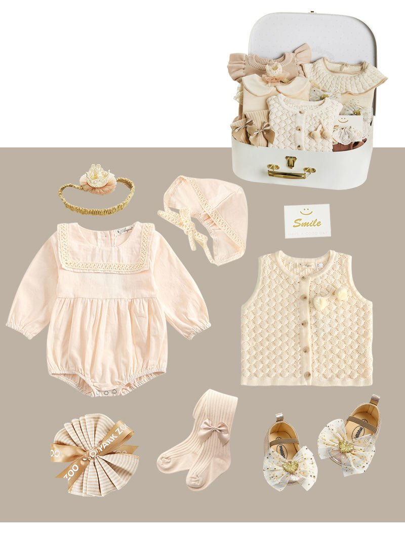 Baby Girl 8 - Piece Cotton Set - Cake Pops Parties