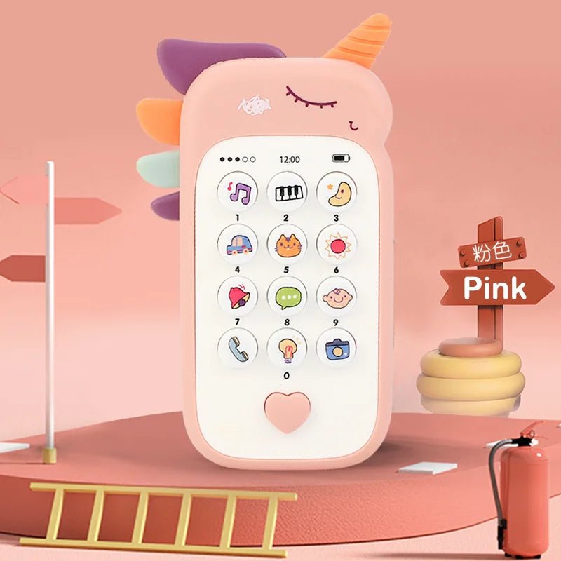 Baby Music Phone Toy with Teether - Cake Pops Parties