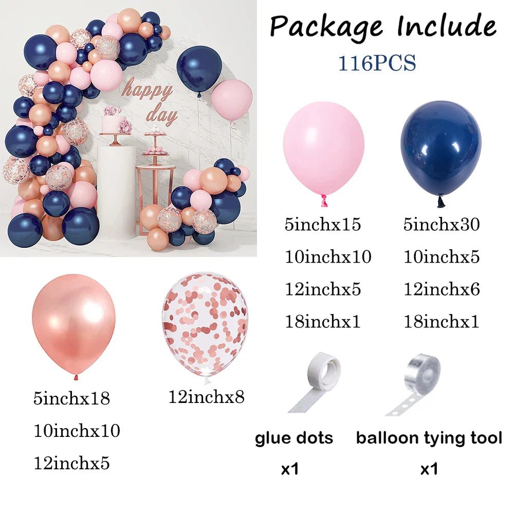 Balloon Arch Kit Baby Shower Decoration - Cake Pops Parties