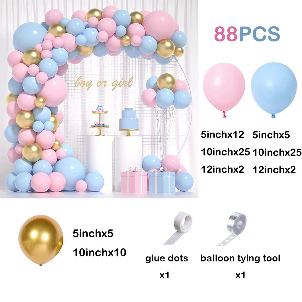 Balloon Arch Kit Baby Shower Decoration - Cake Pops Parties