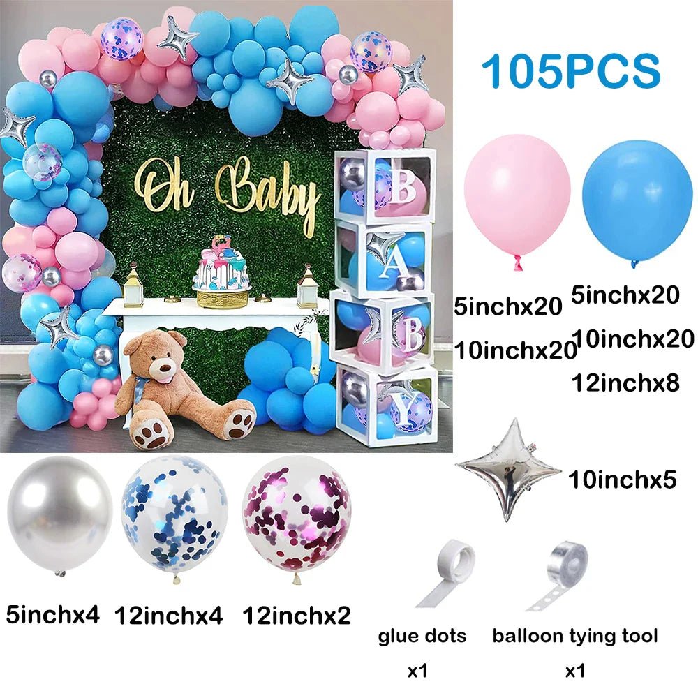 Balloon Arch Kit Baby Shower Decoration - Cake Pops Parties