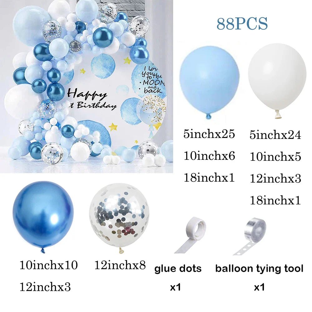 Balloon Arch Kit Baby Shower Decoration - Cake Pops Parties