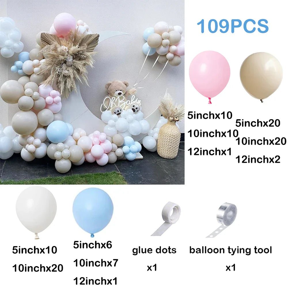 Balloon Arch Kit Baby Shower Decoration - Cake Pops Parties