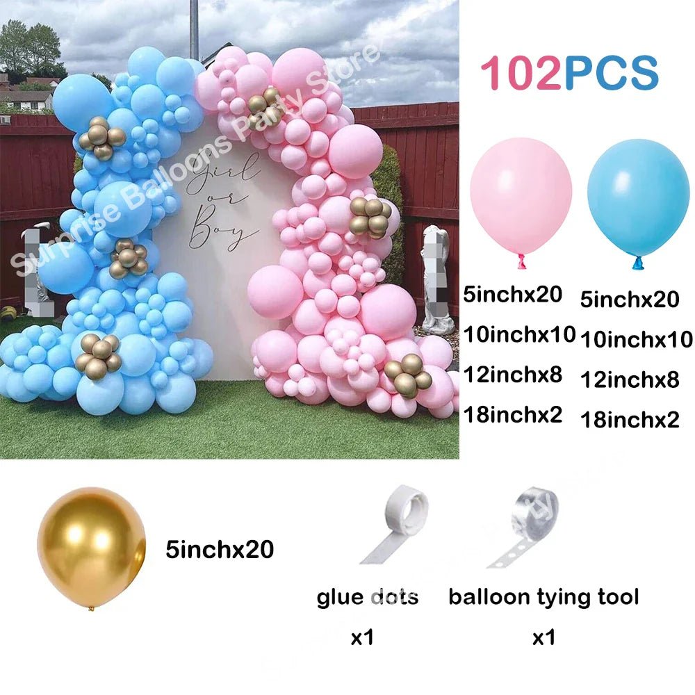 Balloon Arch Kit Baby Shower Decoration - Cake Pops Parties