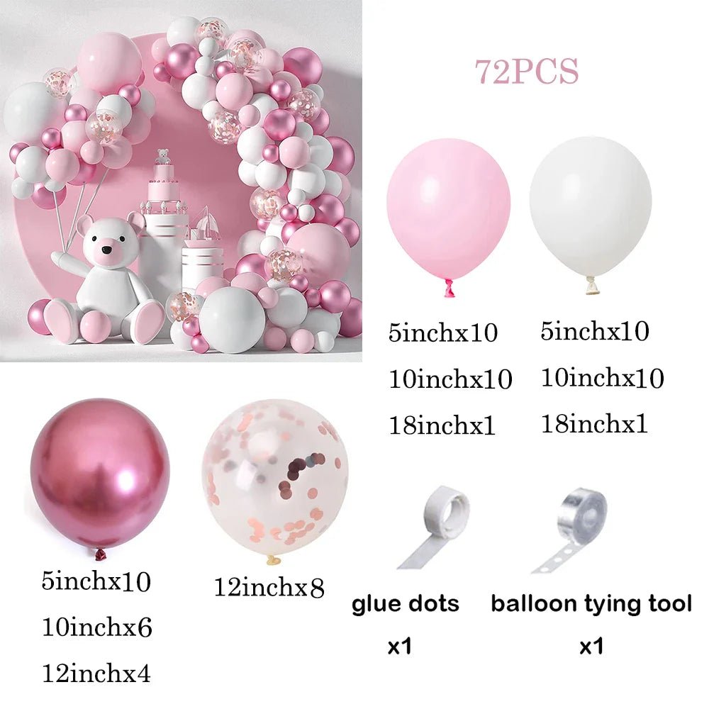 Balloon Arch Kit Baby Shower Decoration - Cake Pops Parties