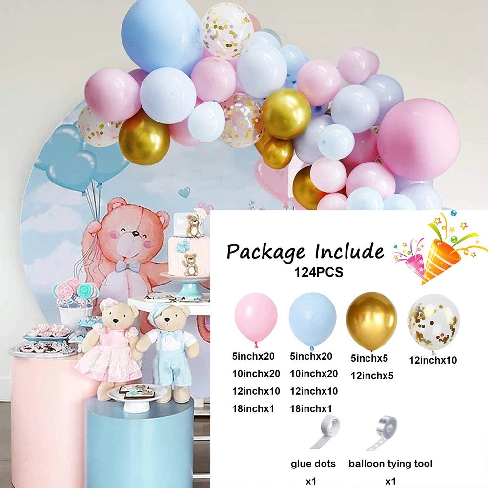 Balloon Arch Kit Baby Shower Decoration - Cake Pops Parties