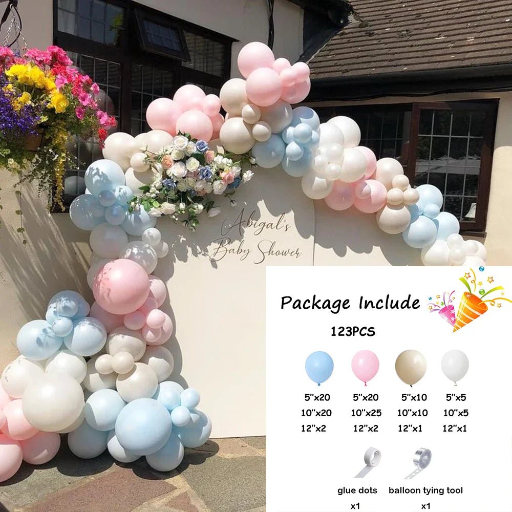 Balloon Arch Kit Baby Shower Decoration - Cake Pops Parties