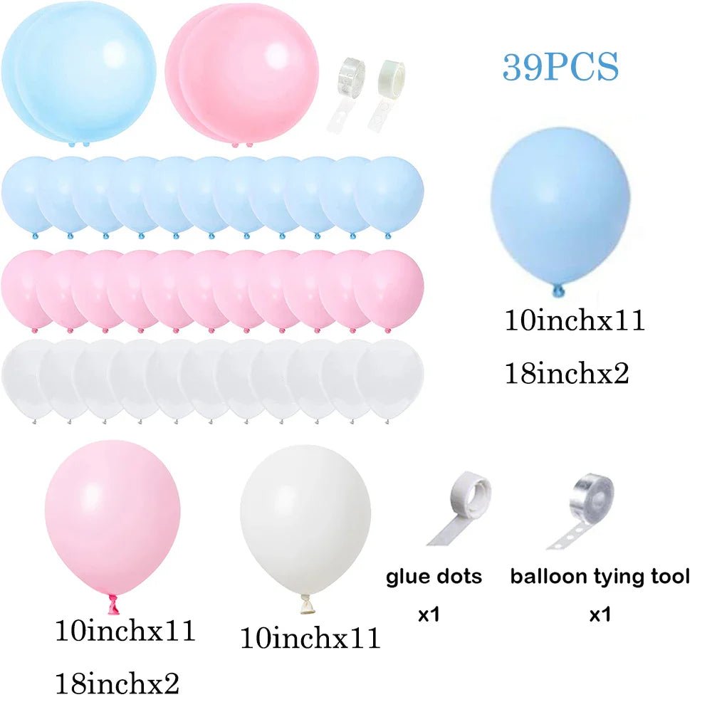 Balloon Arch Kit Baby Shower Decoration - Cake Pops Parties