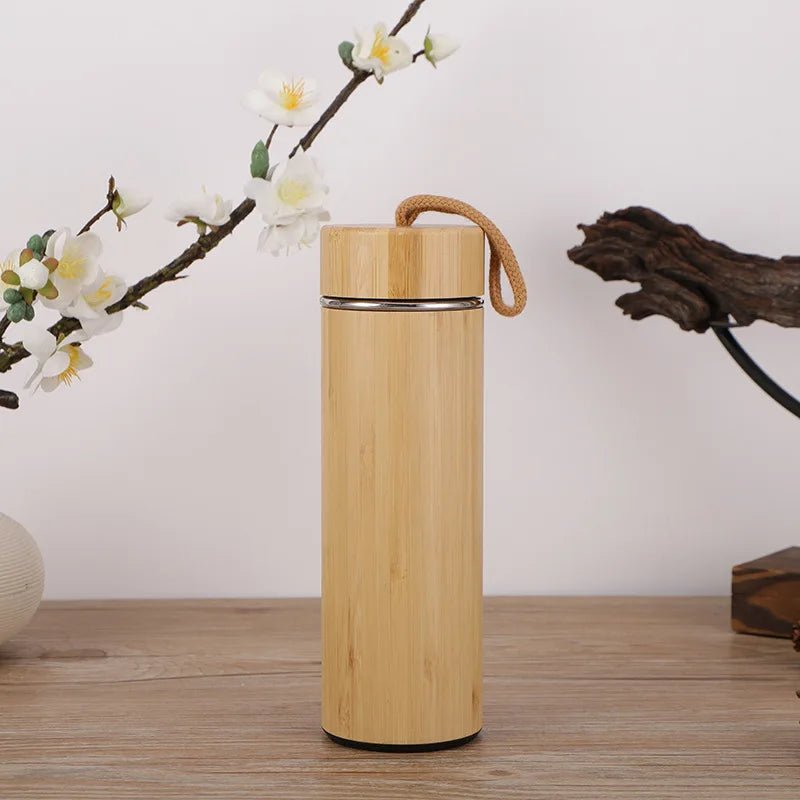 Bamboo Insulated Water Bottle - Personalized & Heated - Cake Pops Parties