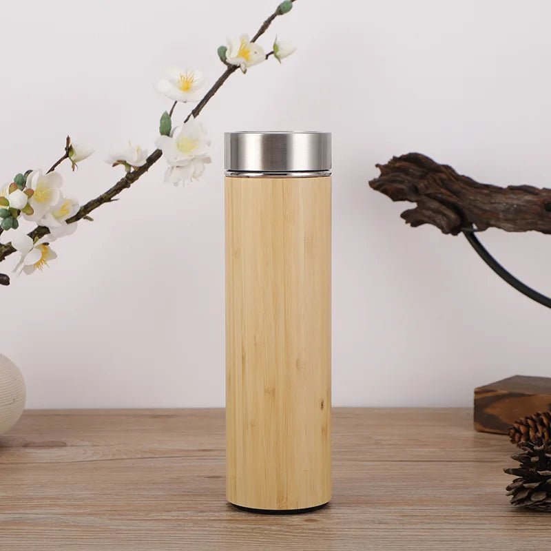 Bamboo Insulated Water Bottle - Personalized & Heated - Cake Pops Parties