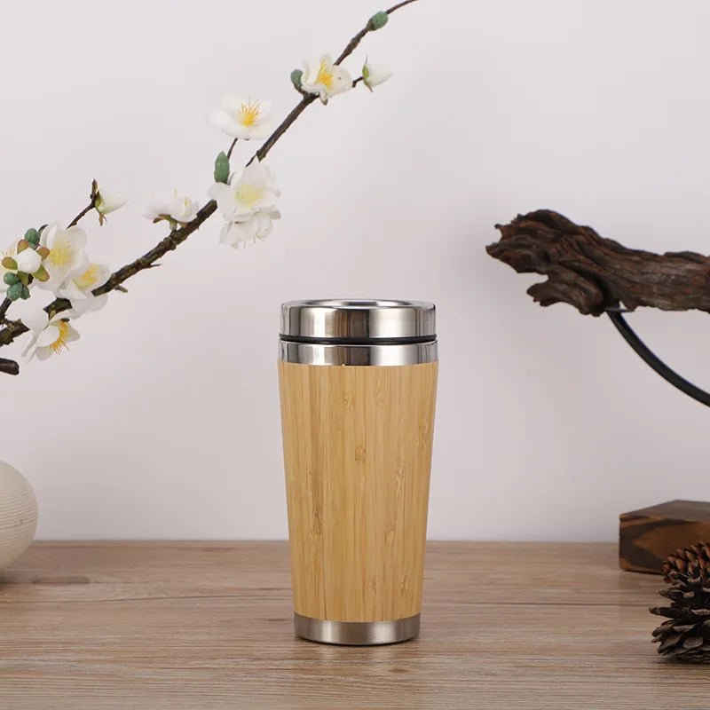 Bamboo Insulated Water Bottle - Personalized & Heated - Cake Pops Parties