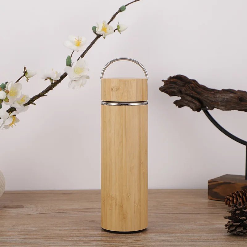 Bamboo Insulated Water Bottle - Personalized & Heated - Cake Pops Parties
