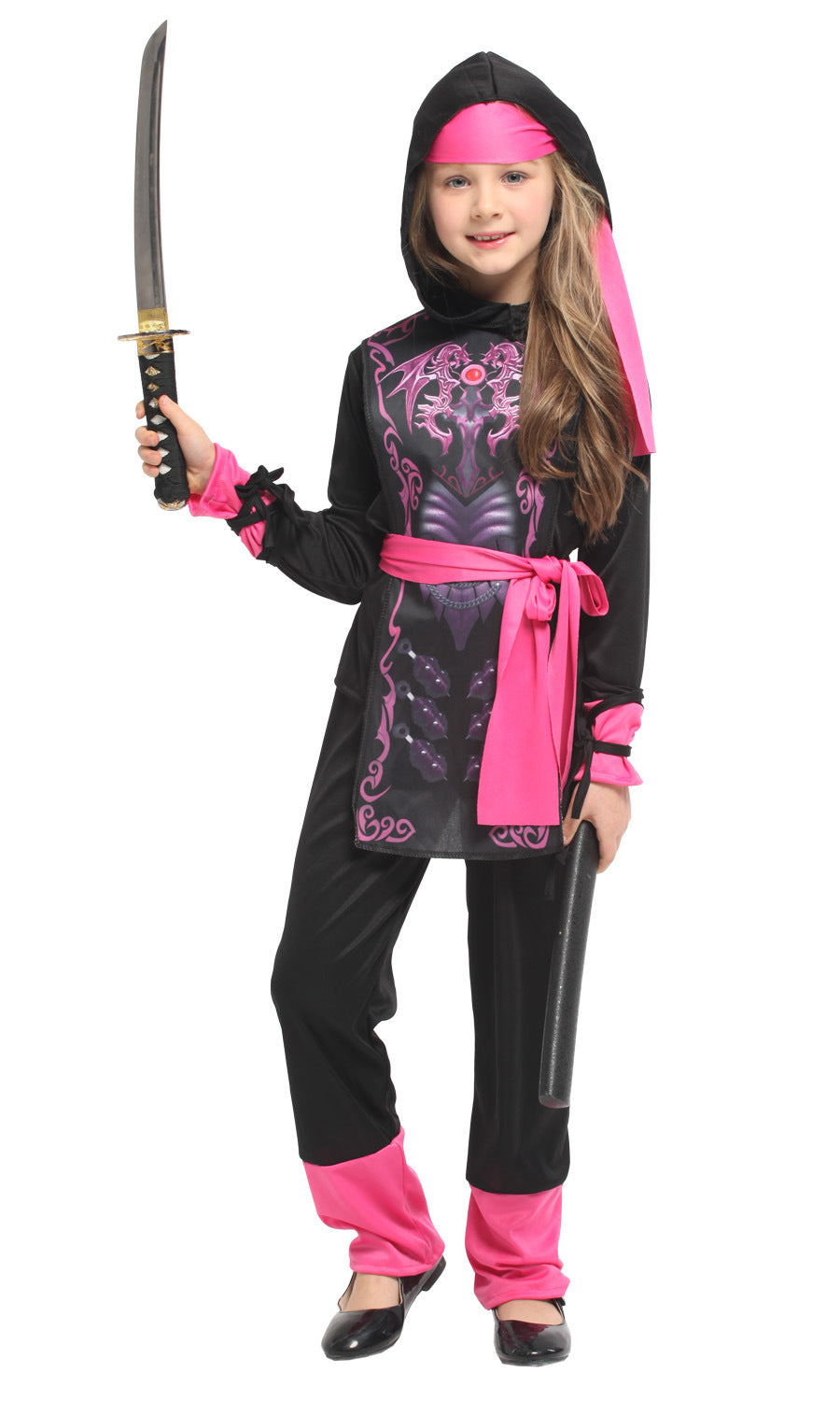 Costume d'Halloween de samouraï pour enfants