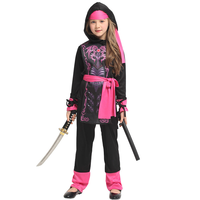 Costume d'Halloween de samouraï pour enfants