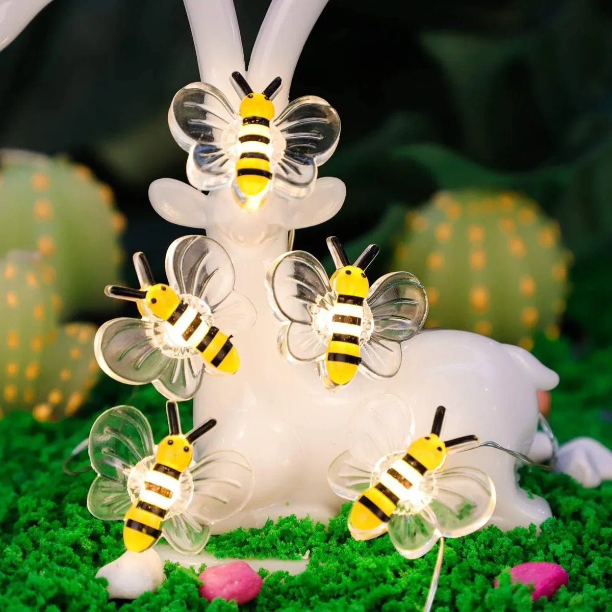 Bee Fairy Lights - 20 LED String Lights - Cake Pops Parties