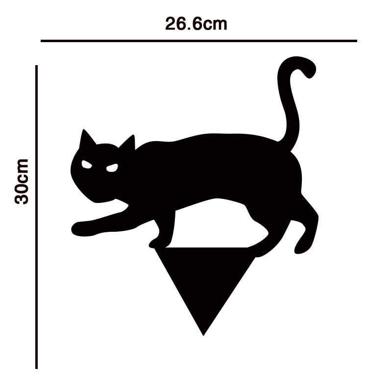Black Cat Silhouette Halloween Decor - Cake Pops Parties