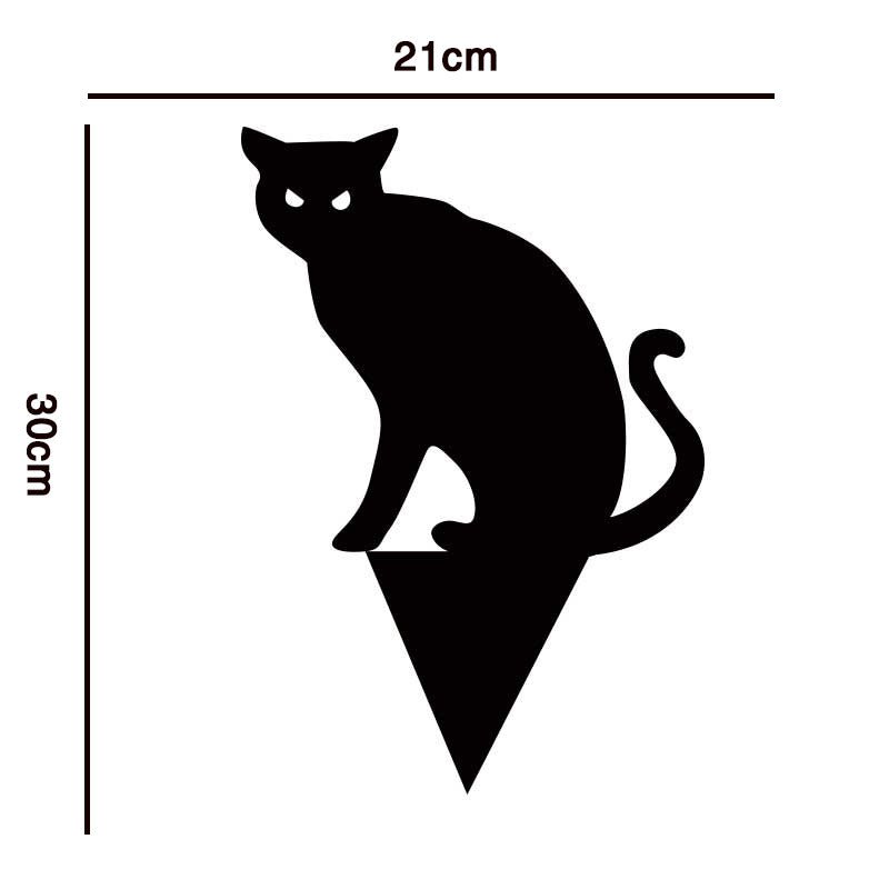 Black Cat Silhouette Halloween Decor - Cake Pops Parties