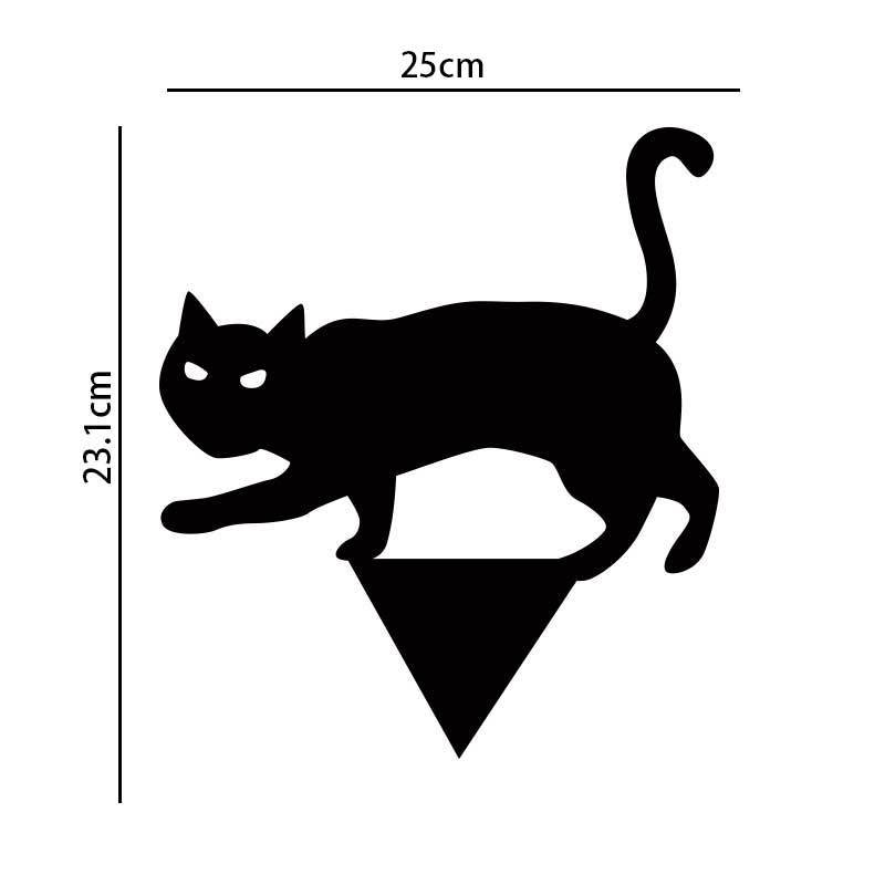 Black Cat Silhouette Halloween Decor - Cake Pops Parties