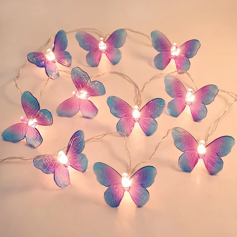 Butterfly LED Fairy Light String Garland - Cake Pops Parties