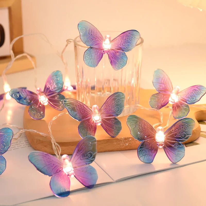 Butterfly LED Fairy Light String Garland - Cake Pops Parties