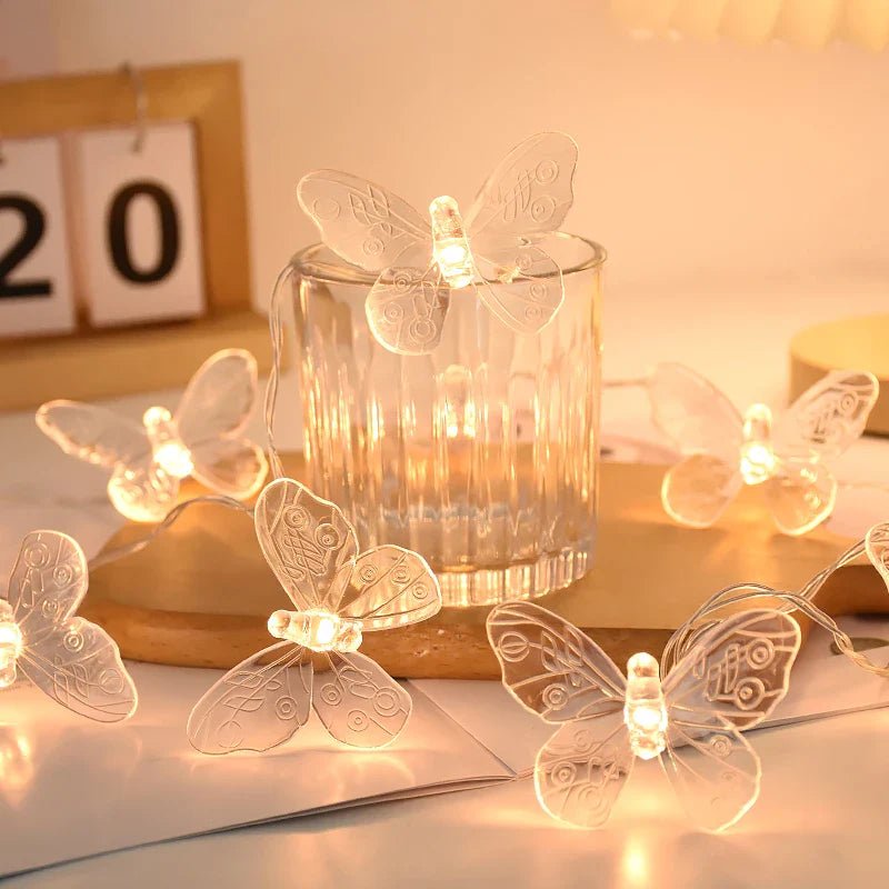 Butterfly LED Fairy Light String Garland - Cake Pops Parties