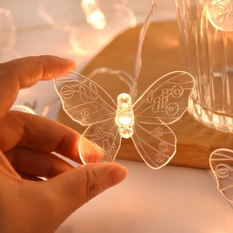 Butterfly LED Fairy Light String Garland - Cake Pops Parties